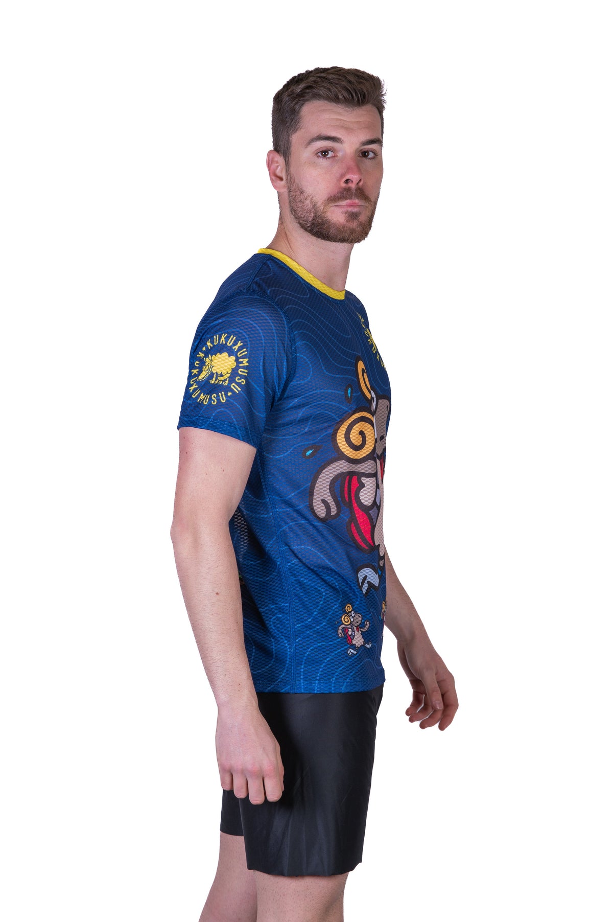OTSO Herren Kurzarm-Funktionsshirt - Kukuxumusu Bildot Trail – Produktansicht 5