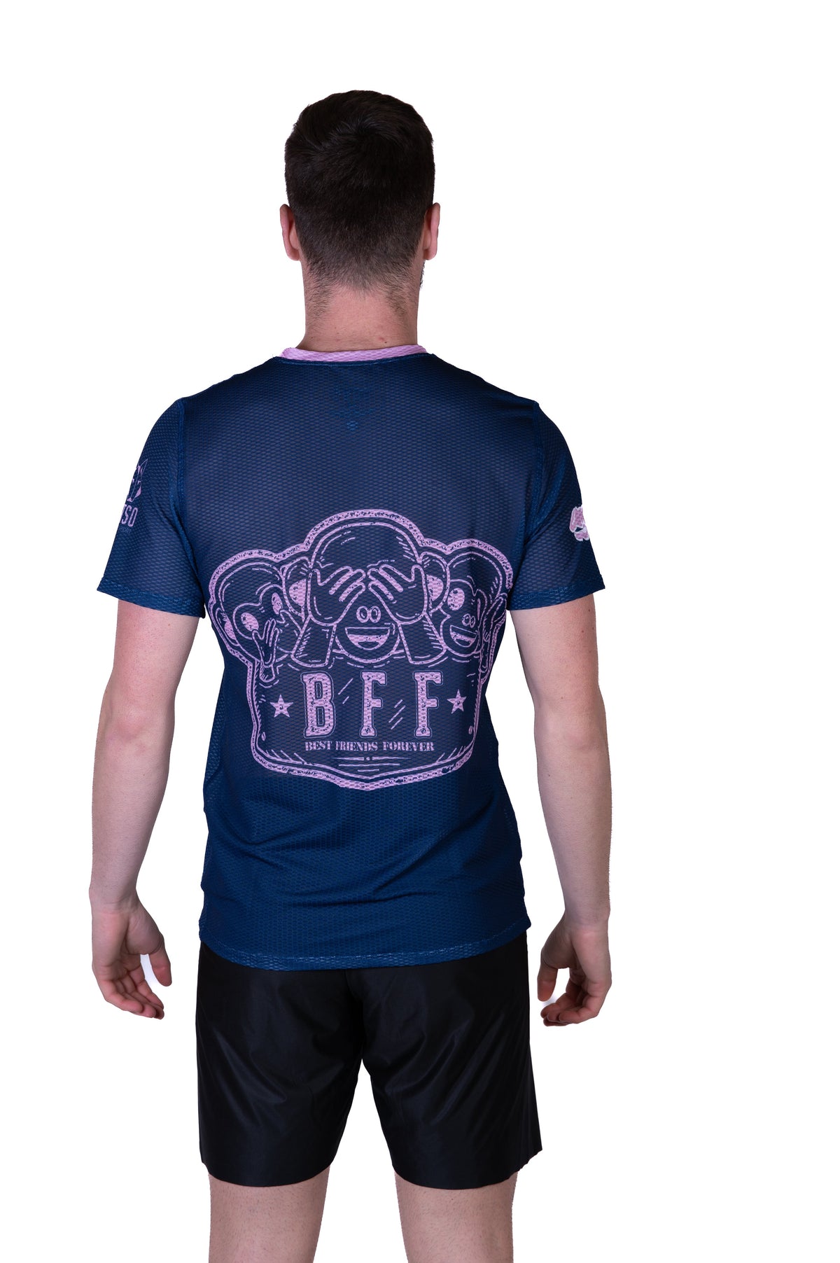 OTSO Herren Kurzarm-Funktionsshirt - Emoji Love First – Produktansicht 8