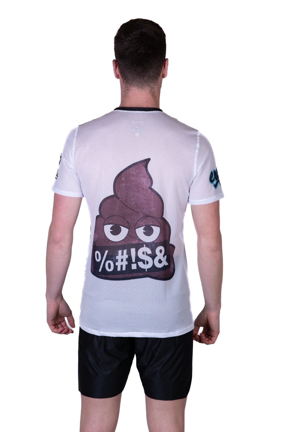 OTSO Herren Kurzarm-Funktionsshirt - Emoji Déjà Poo – Produktansicht 7