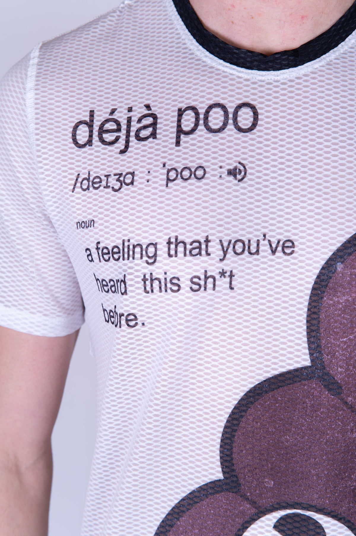 OTSO Herren Kurzarm-Funktionsshirt - Emoji Déjà Poo – Produktansicht 8