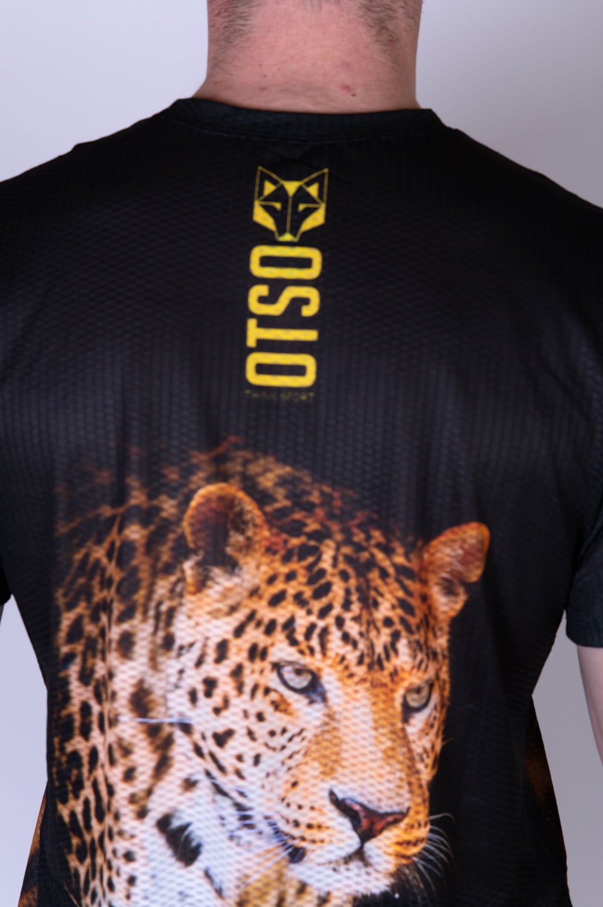 OTSO Herren Kurzarm-Funktionsshirt - Leopard – Produktansicht 9