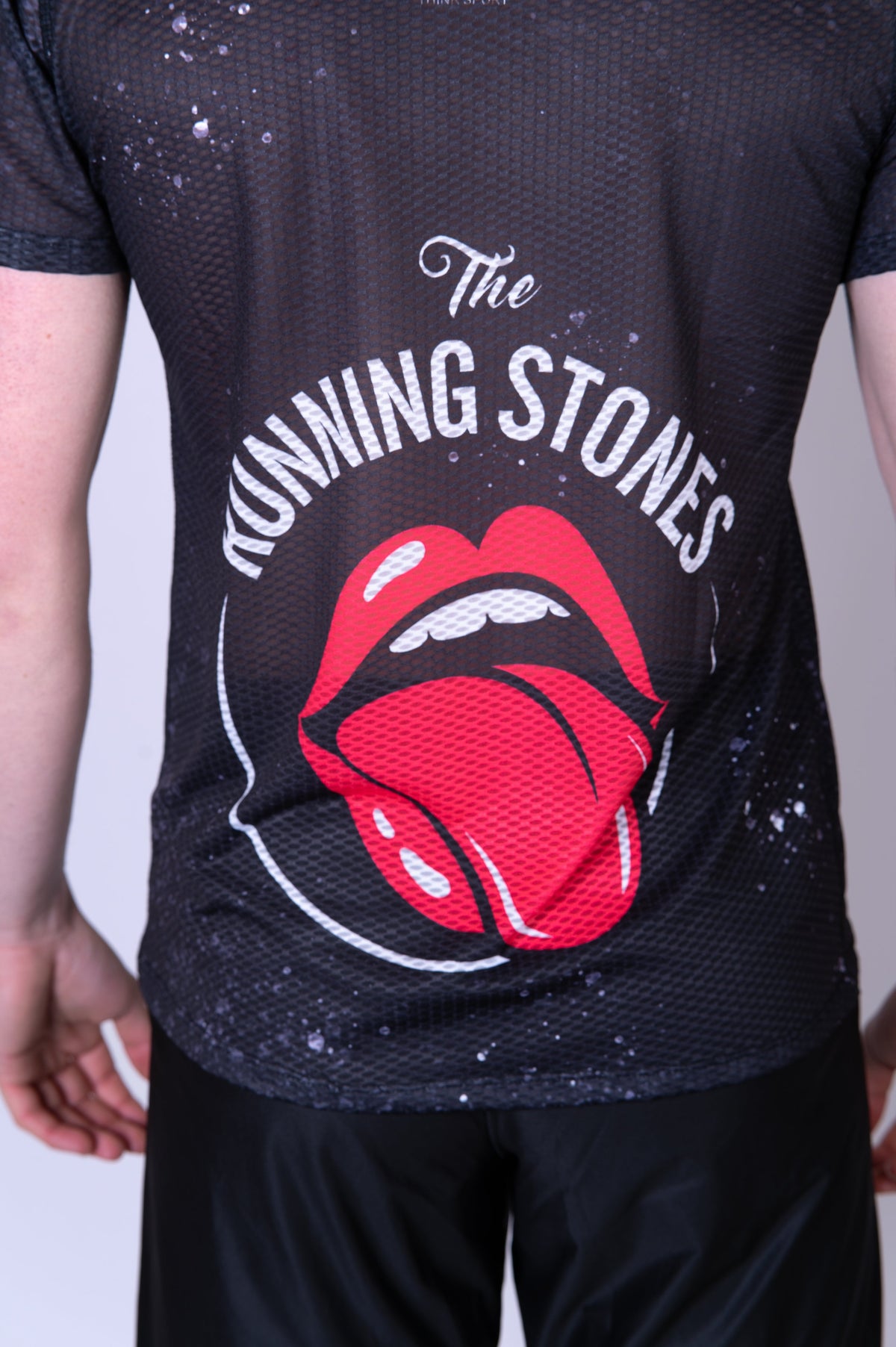 OTSO Herren Kurzarm-Funktionsshirt - Running Stones – Produktansicht 8