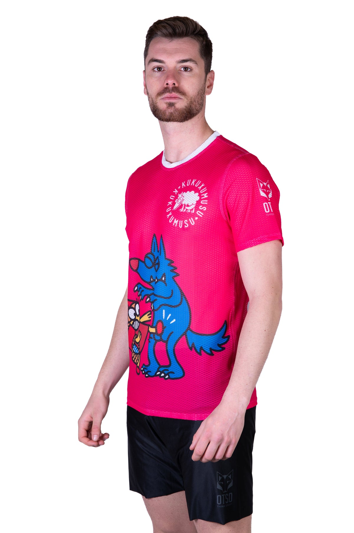 OTSO Herren Kurzarm-Funktionsshirt - Kukuxumusu F*ck You! – Produktansicht 4