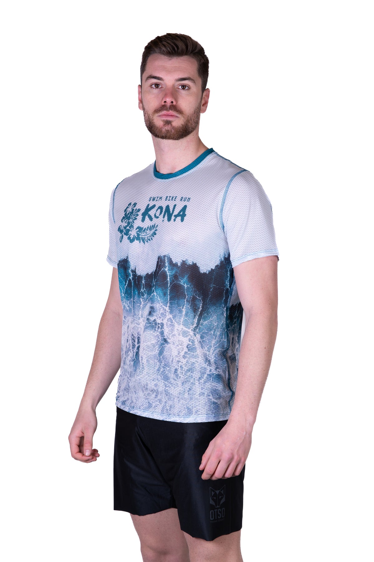 OTSO Herren Kurzarm-Funktionsshirt - Kona Kailua Bay – Produktansicht 4