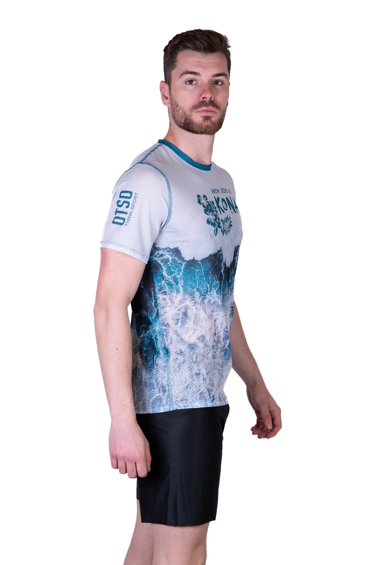 OTSO Herren Kurzarm-Funktionsshirt - Kona Kailua Bay – Produktansicht 5