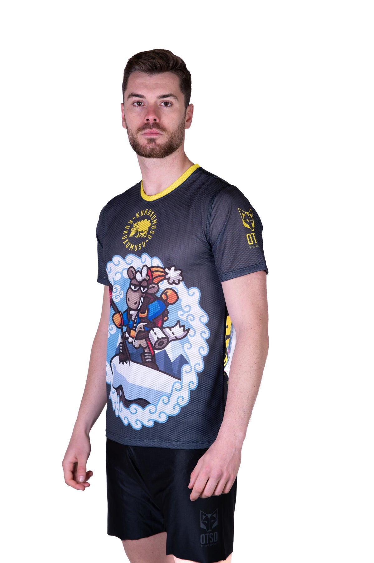 OTSO Herren Kurzarm-Funktionsshirt - Kukuxumusu Pirineus – Produktansicht 4