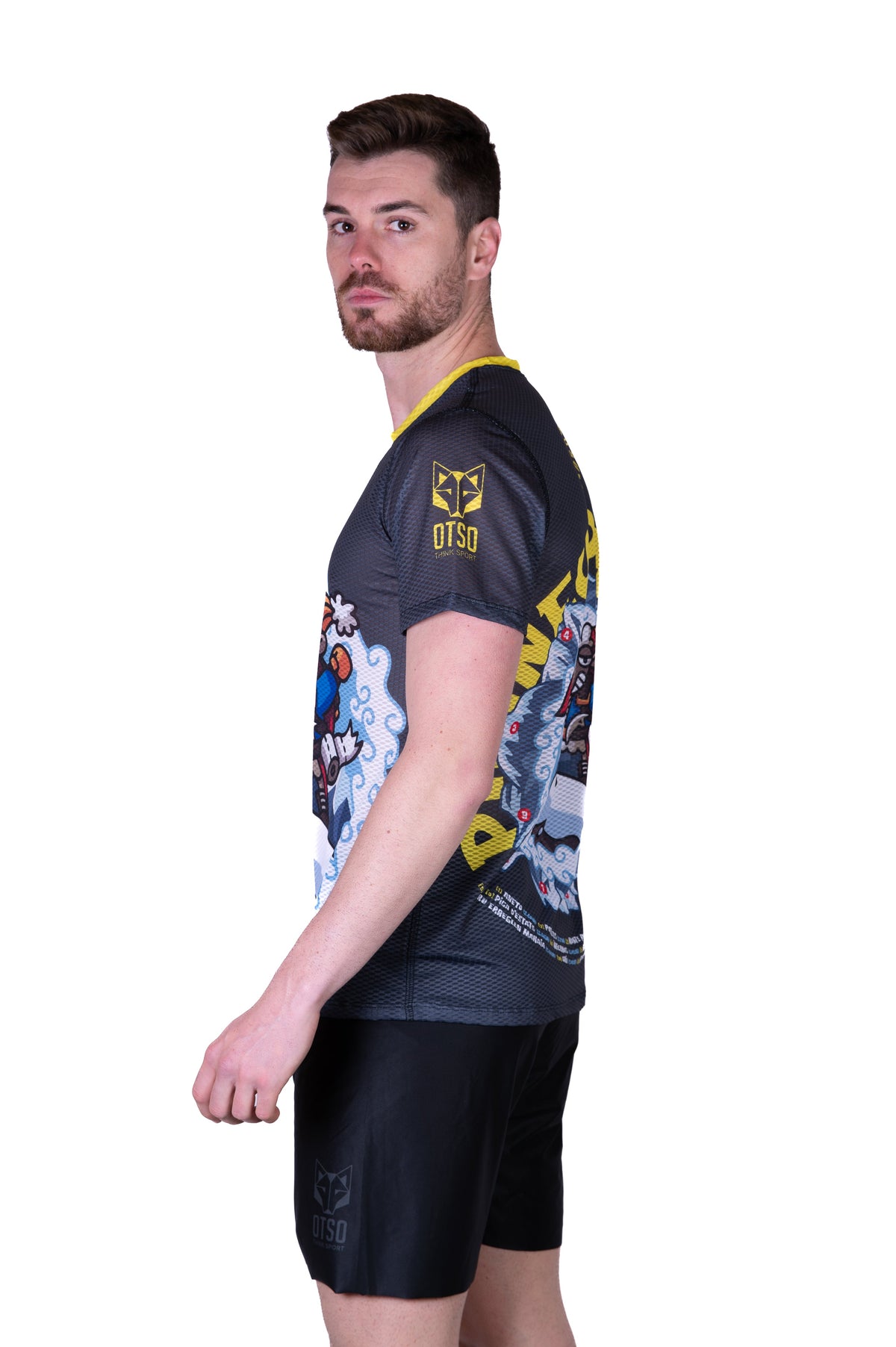 OTSO Herren Kurzarm-Funktionsshirt - Kukuxumusu Pirineus – Produktansicht 6