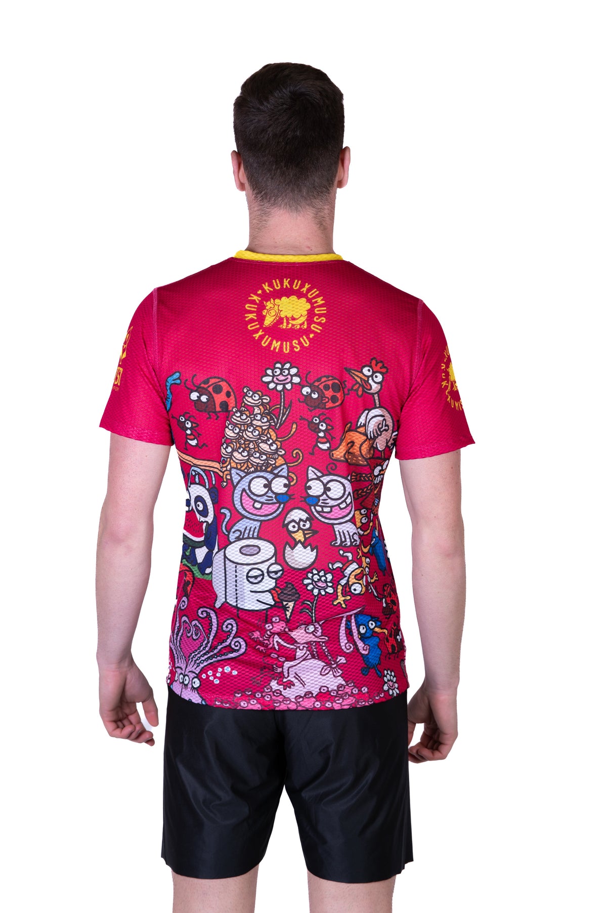 OTSO Herren Kurzarm-Funktionsshirt - Kukuxumusu Mix Kuku – Produktansicht 7