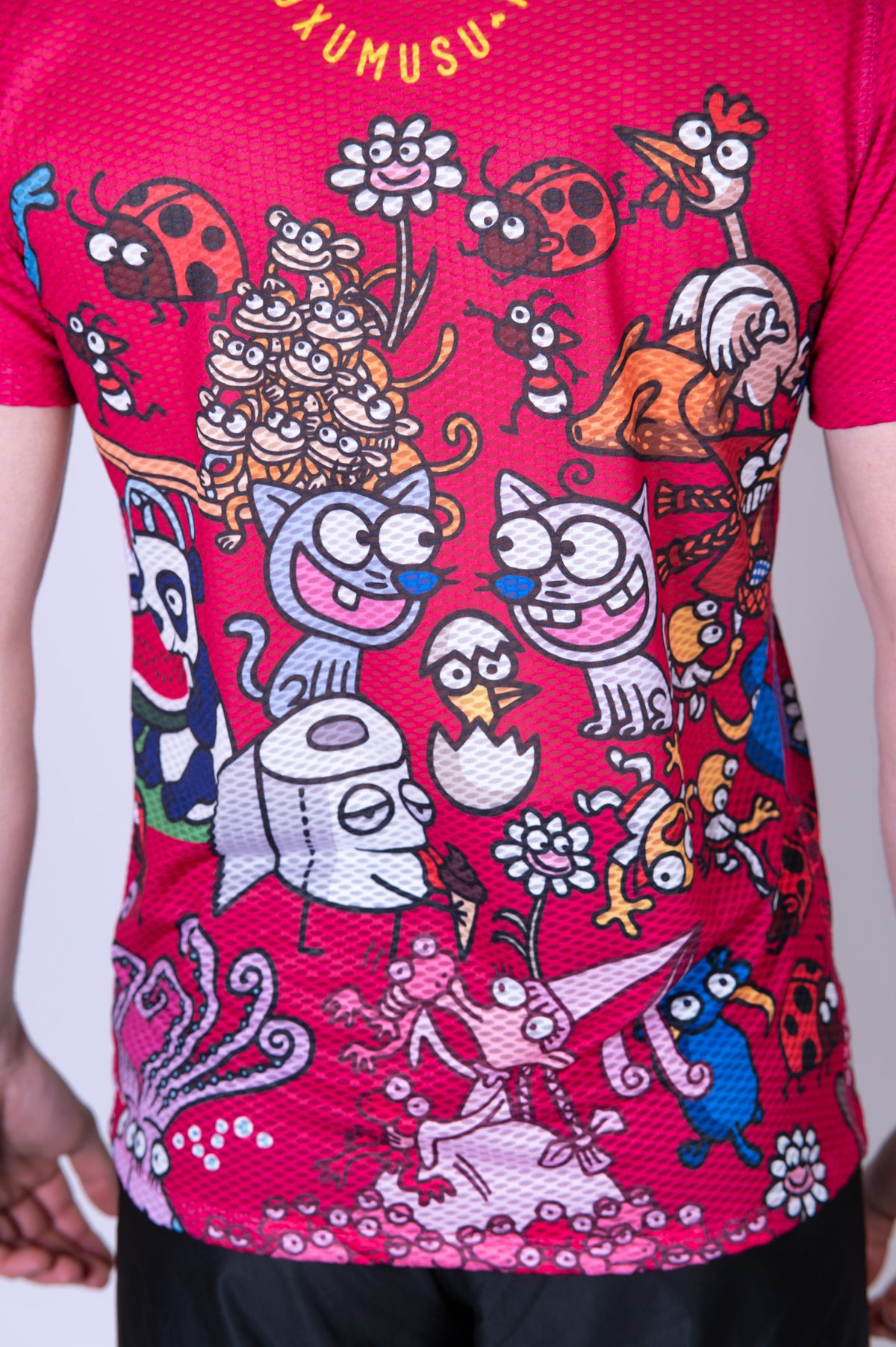 OTSO Herren Kurzarm-Funktionsshirt - Kukuxumusu Mix Kuku – Produktansicht 9