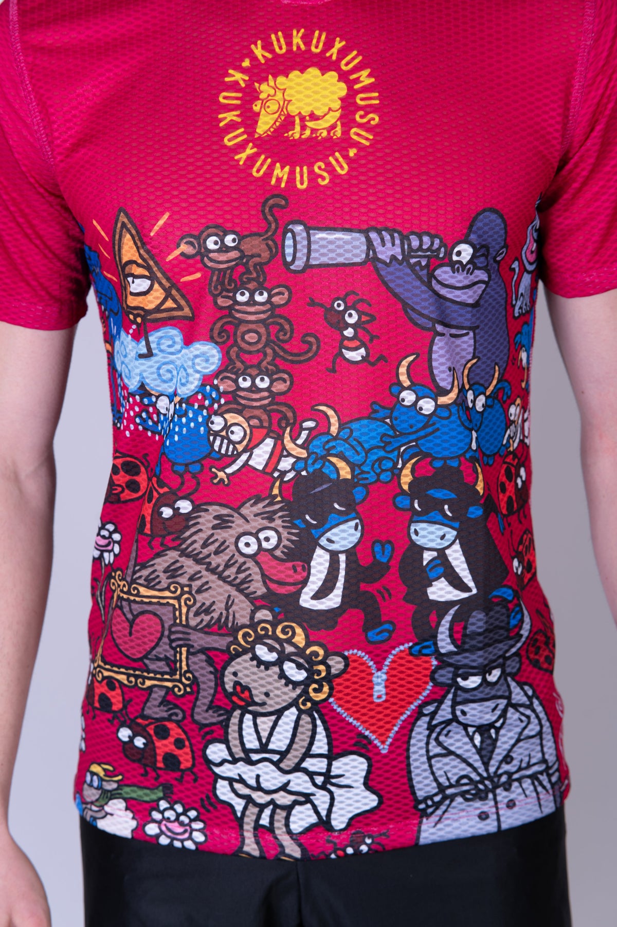OTSO Herren Kurzarm-Funktionsshirt - Kukuxumusu Mix Kuku – Produktansicht 8