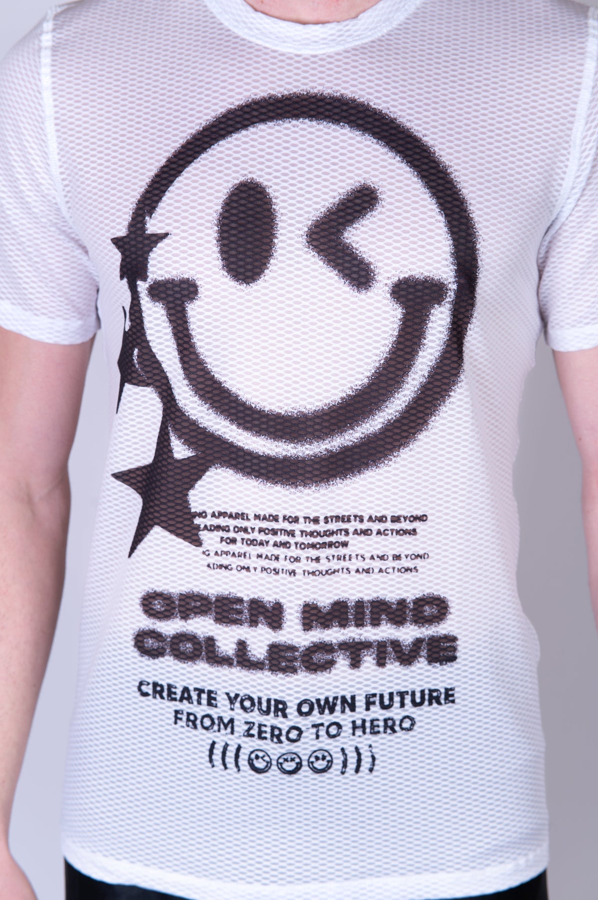 OTSO Herren Kurzarm-Funktionsshirt - S.W.Smiley Airbrushed Infinity – Produktansicht 8