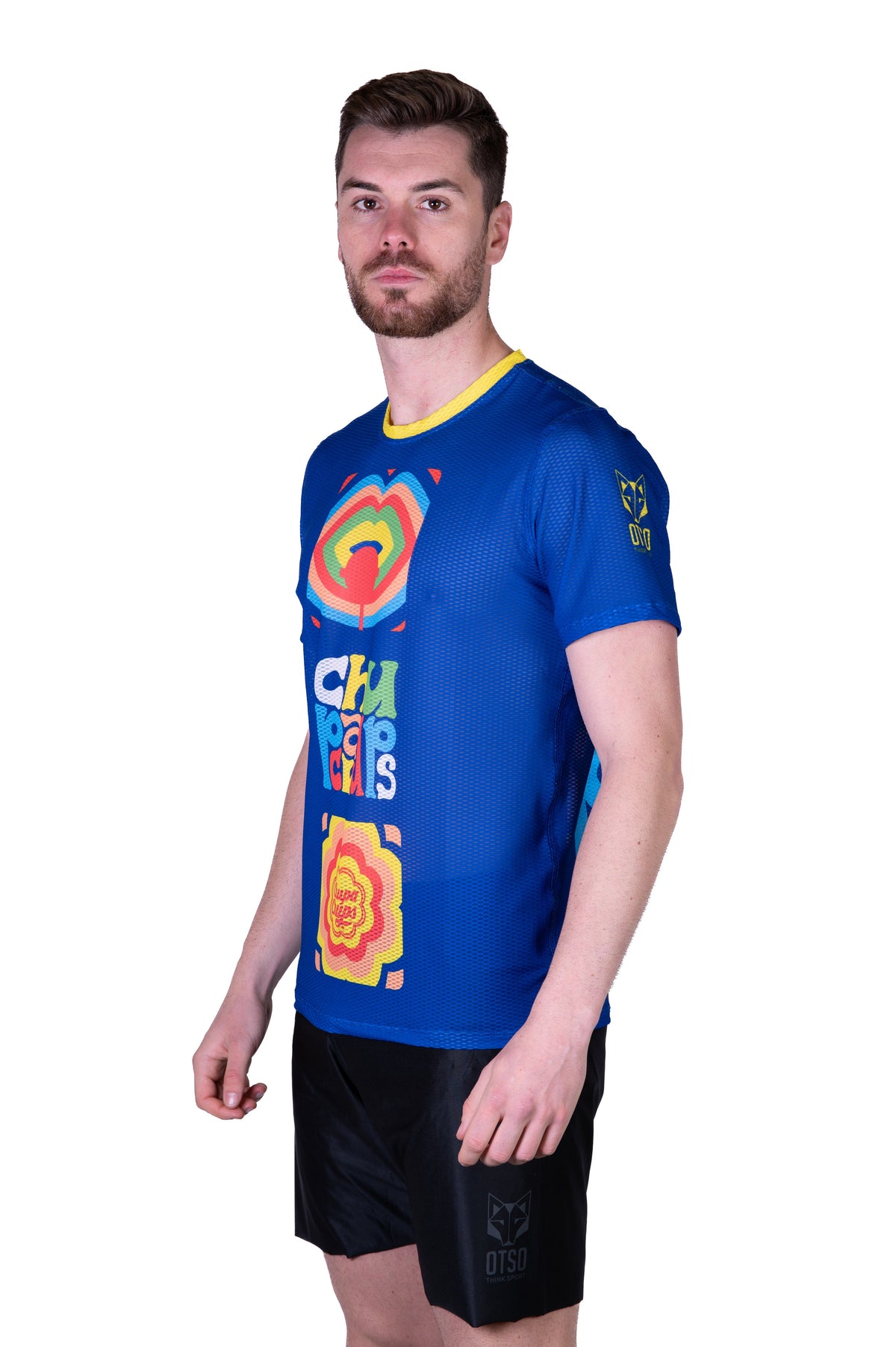 OTSO Herren Kurzarm-Funktionsshirt - Chupa Chups 70'S – Produktansicht 4