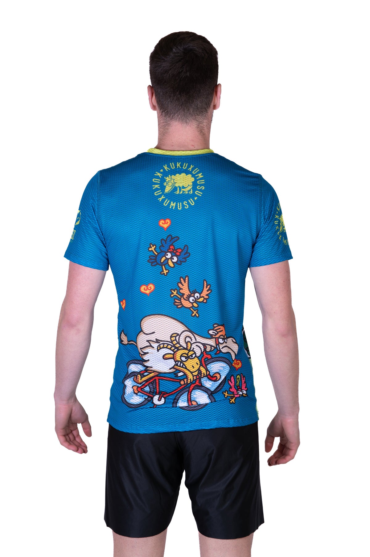 OTSO Herren Kurzarm-Funktionsshirt - Kukuxumusu Bike – Produktansicht 7