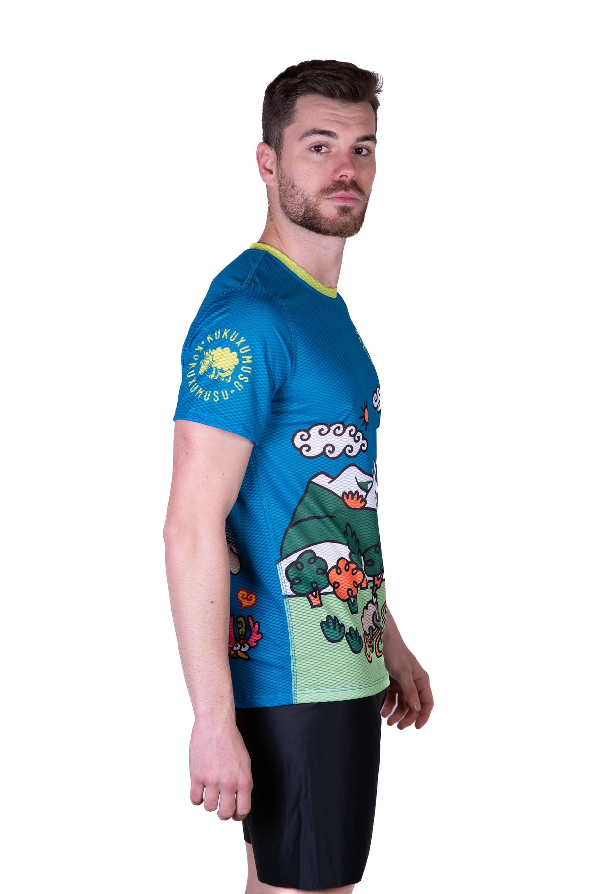 OTSO Herren Kurzarm-Funktionsshirt - Kukuxumusu Bike – Produktansicht 5