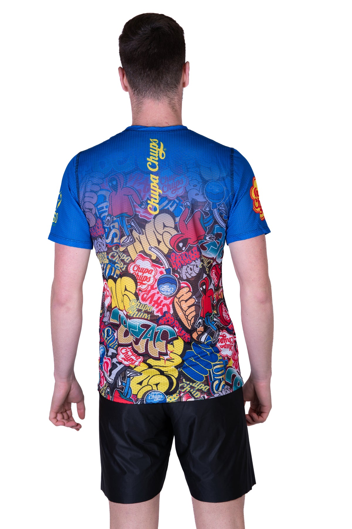 OTSO Herren Kurzarm-Funktionsshirt - Chupa Chups Graffiti – Produktansicht 7