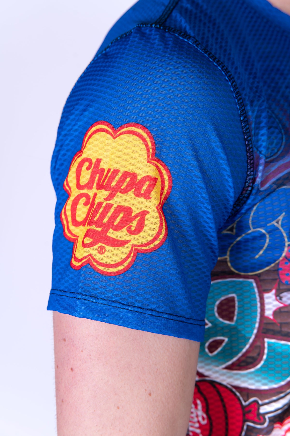 OTSO Herren Kurzarm-Funktionsshirt - Chupa Chups Graffiti – Produktansicht 10