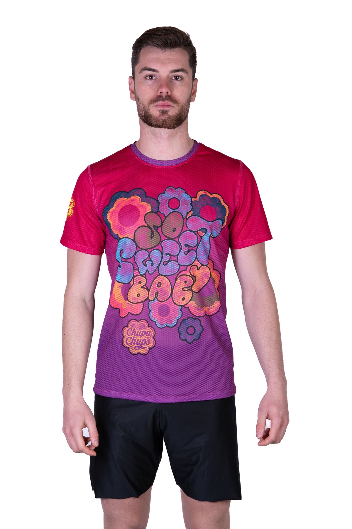 OTSO Herren Kurzarm-Funktionsshirt - Chupa Chups Sweet Baby – Produktansicht 3