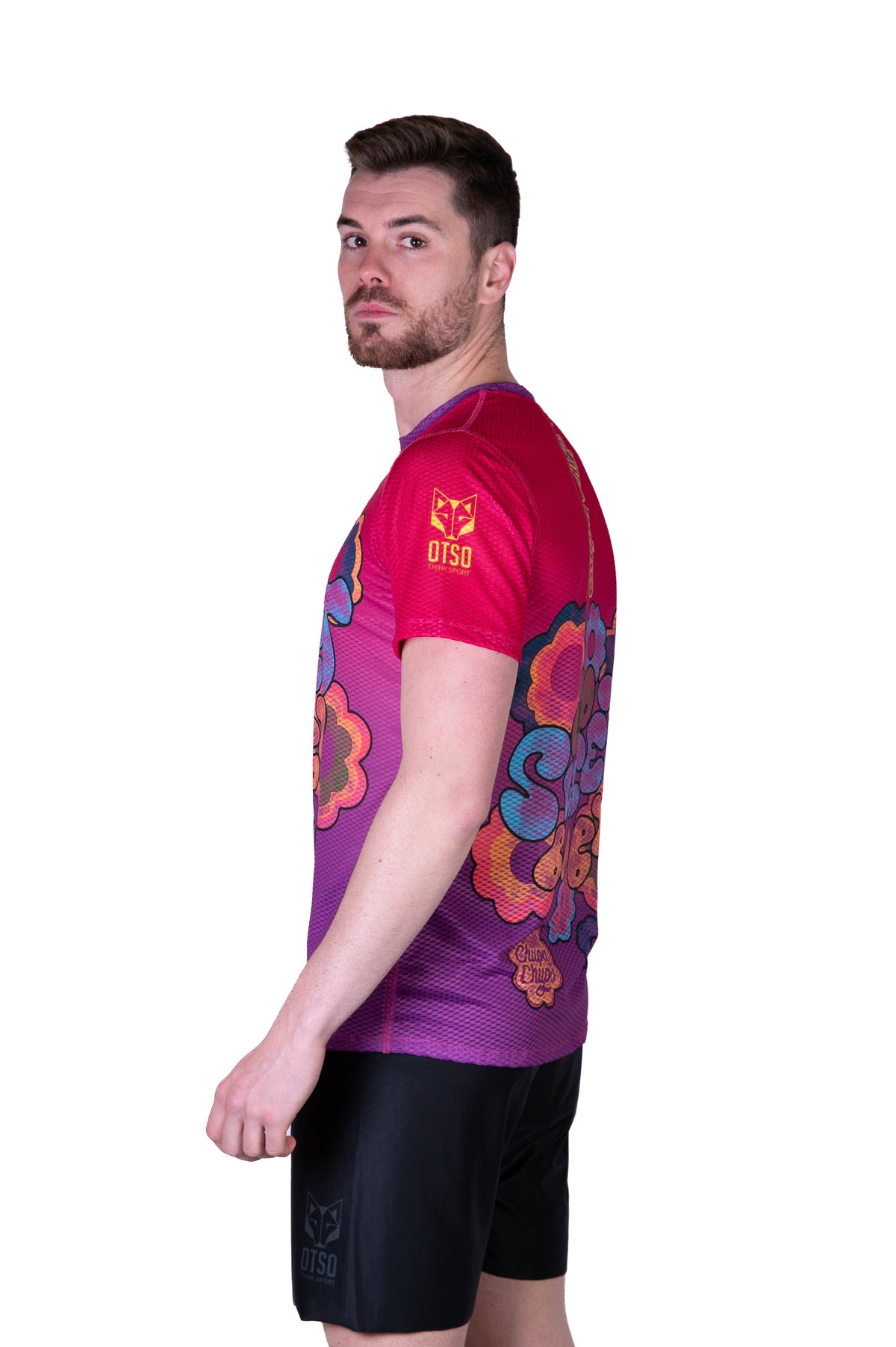 OTSO Herren Kurzarm-Funktionsshirt - Chupa Chups Sweet Baby – Produktansicht 6