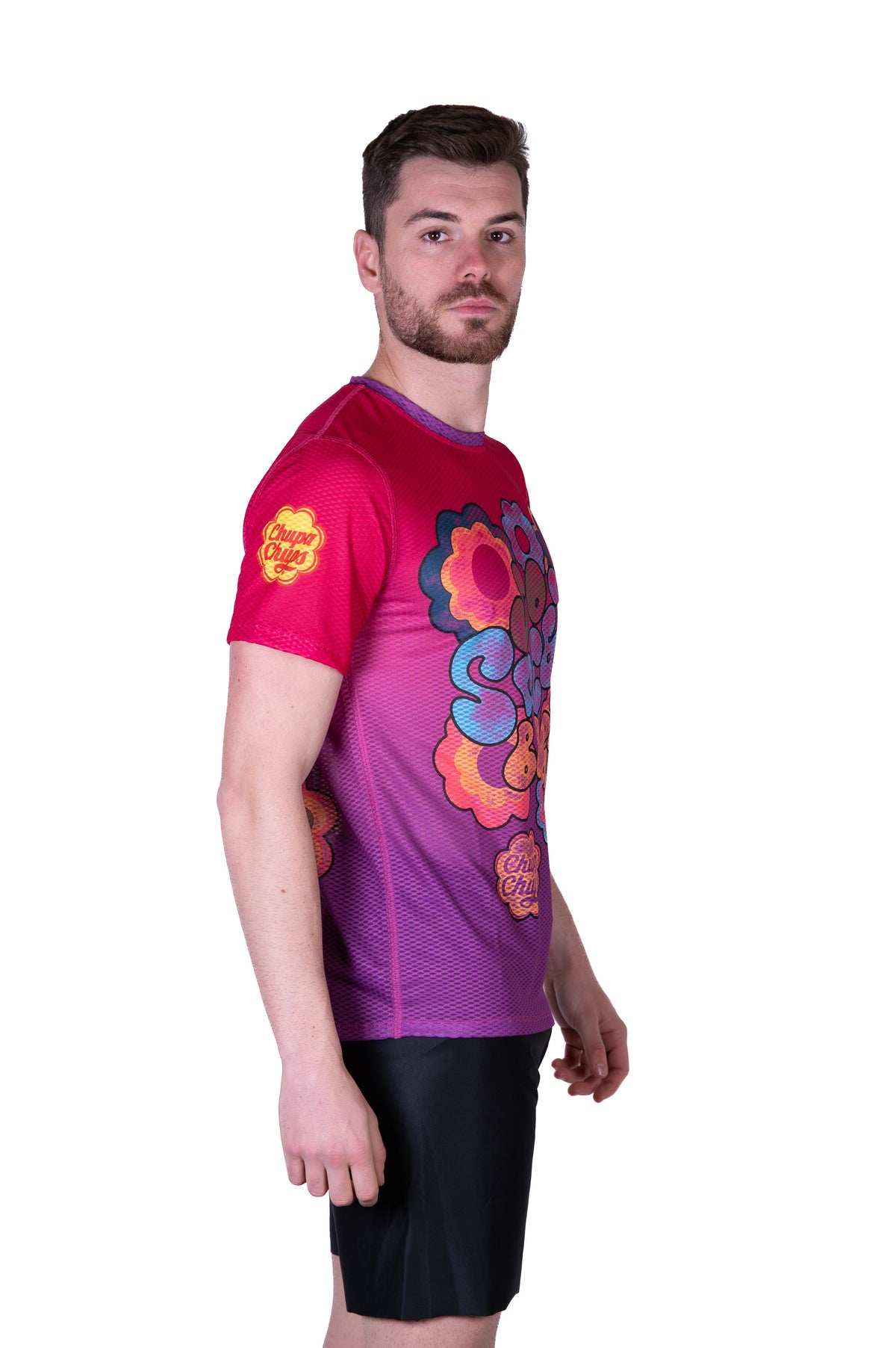 OTSO Herren Kurzarm-Funktionsshirt - Chupa Chups Sweet Baby – Produktansicht 5