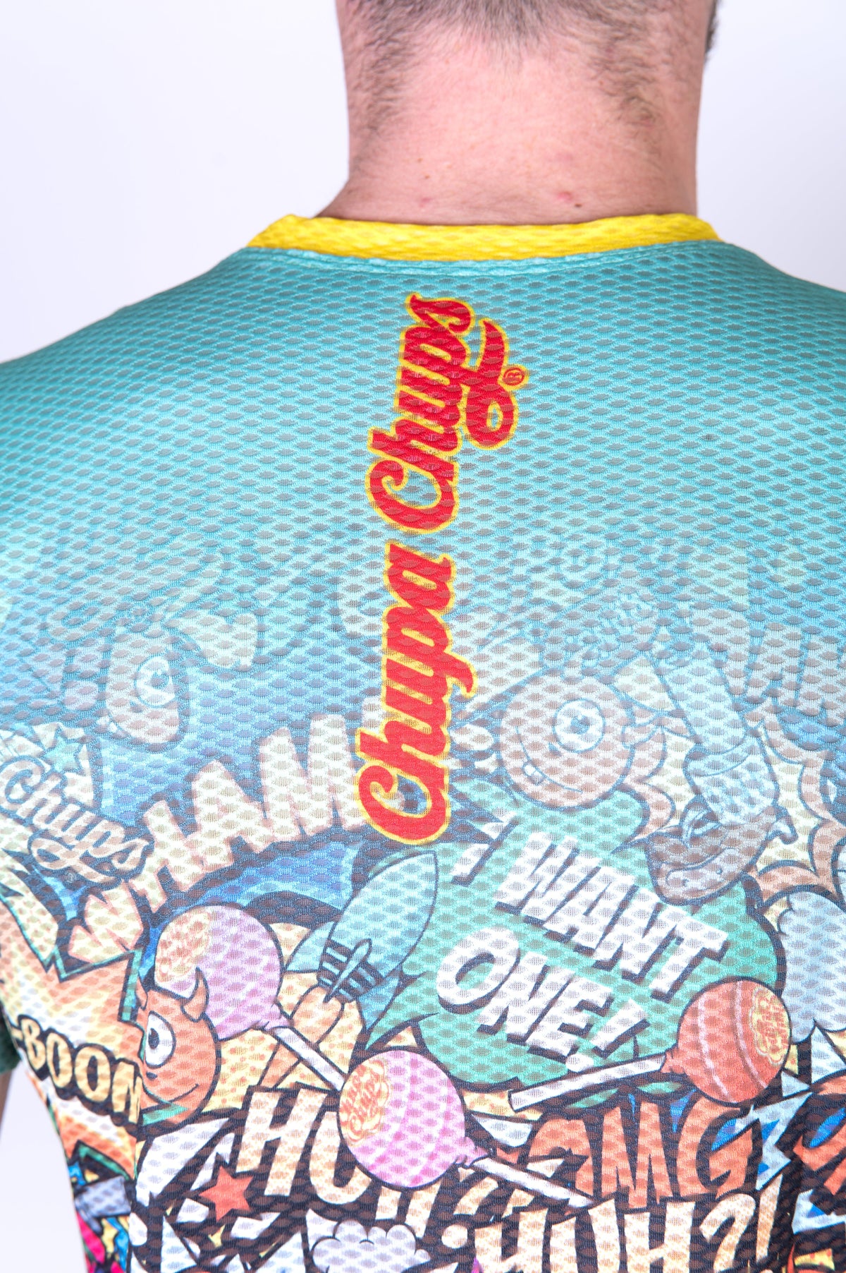 OTSO Herren Kurzarm-Funktionsshirt - Chupa Chups Comic – Produktansicht 10