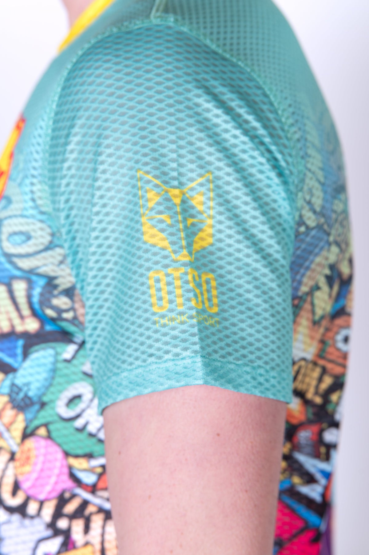 OTSO Herren Kurzarm-Funktionsshirt - Chupa Chups Comic – Produktansicht 12
