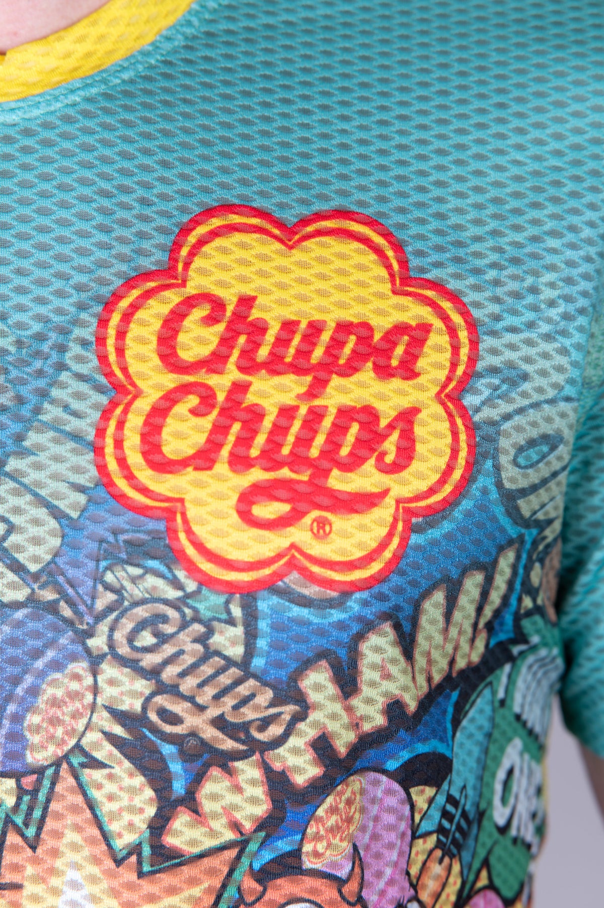 OTSO Herren Kurzarm-Funktionsshirt - Chupa Chups Comic – Produktansicht 9