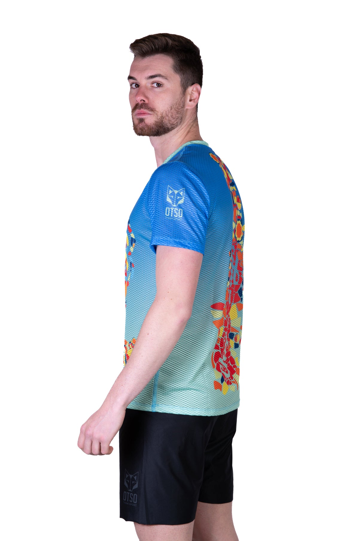 OTSO Herren Kurzarm-Funktionsshirt - Chupa Chups Gaudi – Produktansicht 6