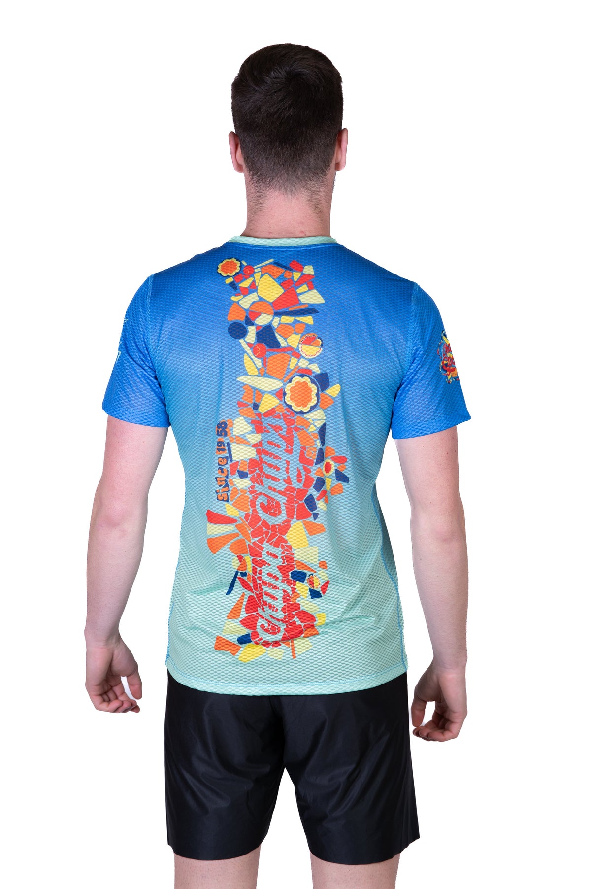 OTSO Herren Kurzarm-Funktionsshirt - Chupa Chups Gaudi – Produktansicht 7