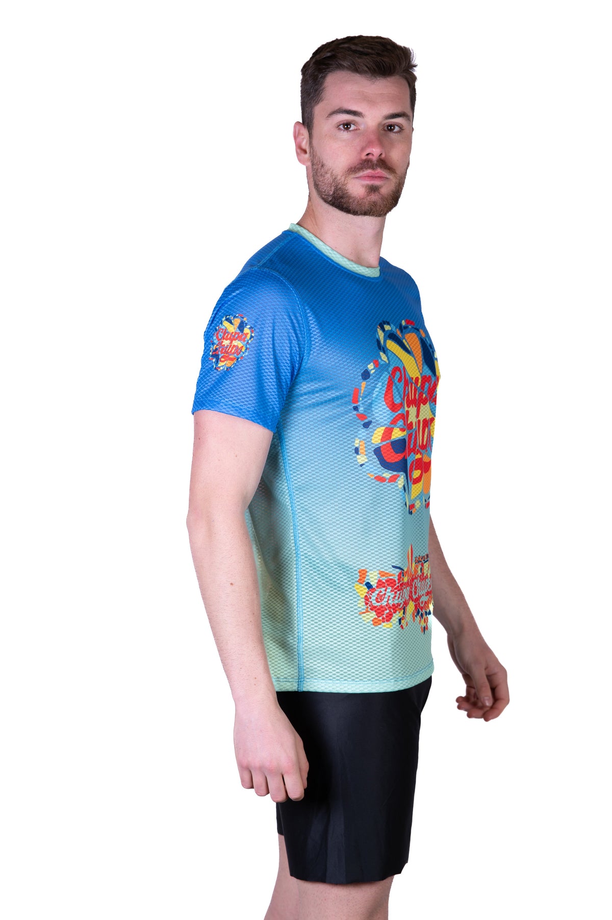 OTSO Herren Kurzarm-Funktionsshirt - Chupa Chups Gaudi – Produktansicht 5