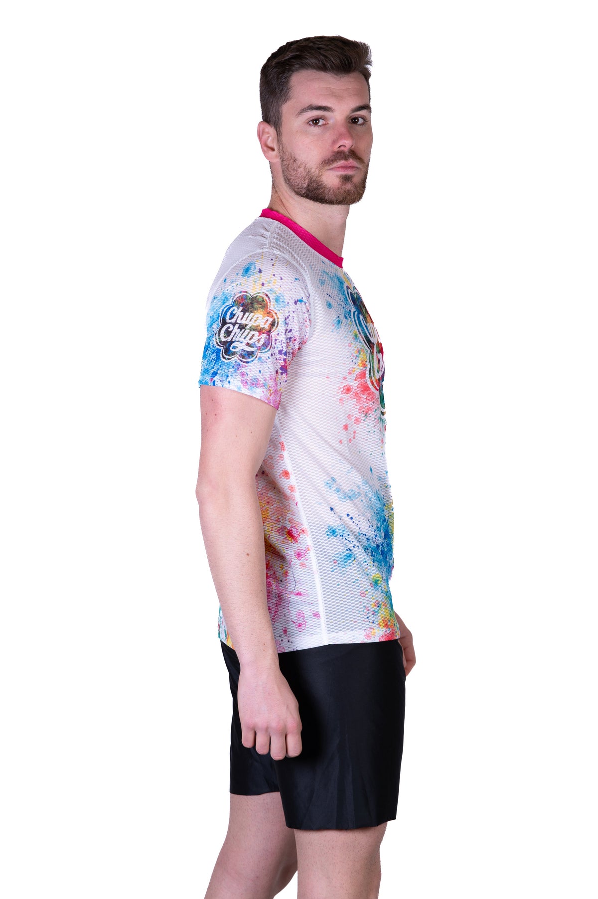 OTSO Herren Kurzarm-Funktionsshirt - Chupa Chups Paint – Produktansicht 5