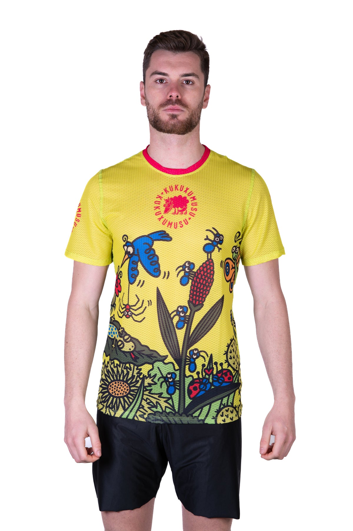 OTSO Herren Kurzarm-Funktionsshirt - Kukuxumusu Forest – Produktansicht 3
