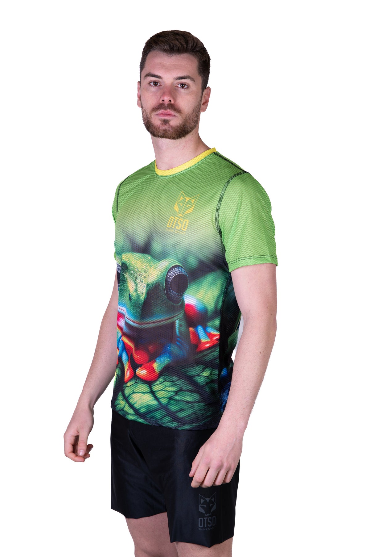 OTSO Herren Kurzarm-Funktionsshirt - Frog – Produktansicht 4