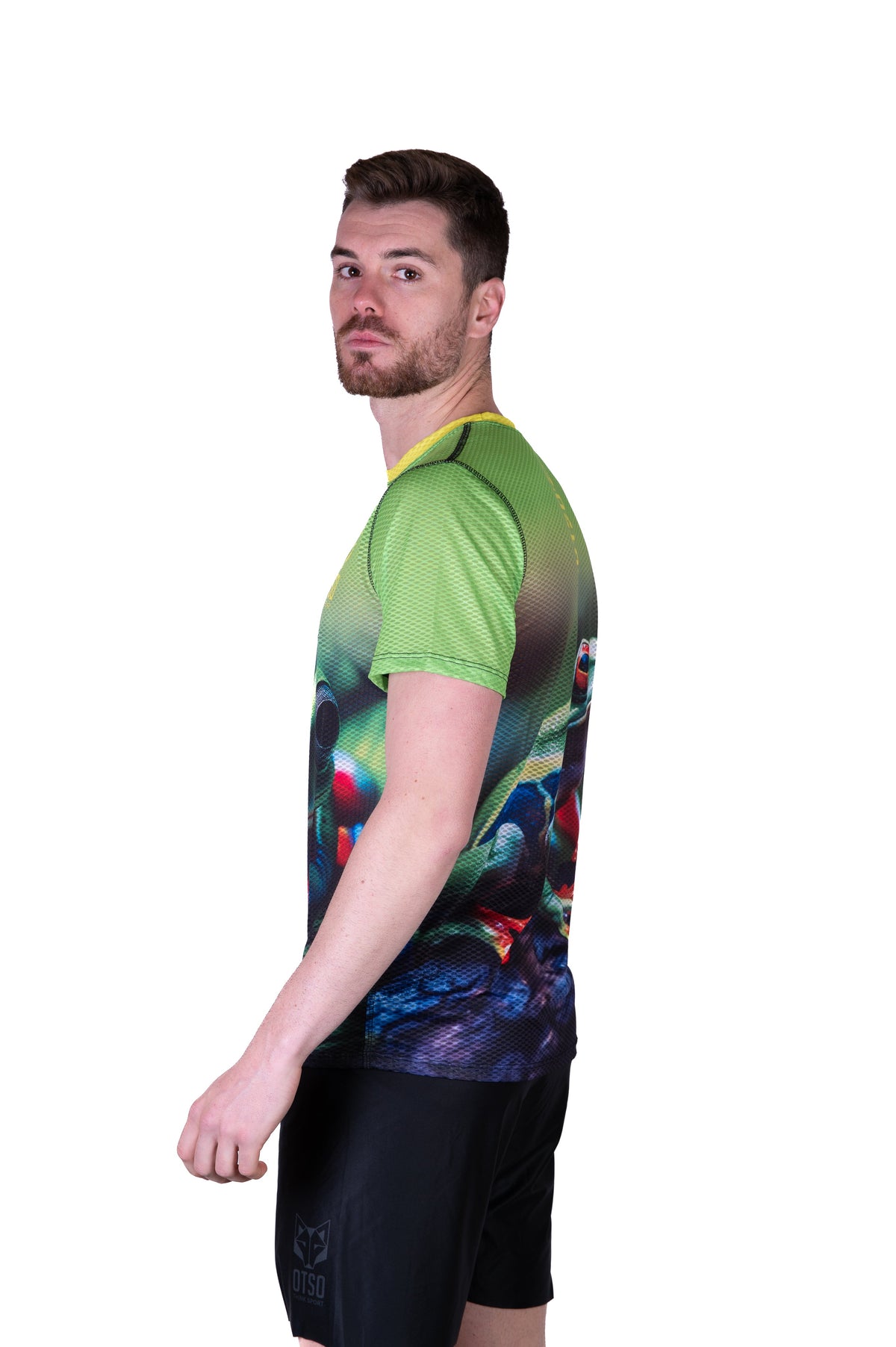 OTSO Herren Kurzarm-Funktionsshirt - Frog – Produktansicht 6