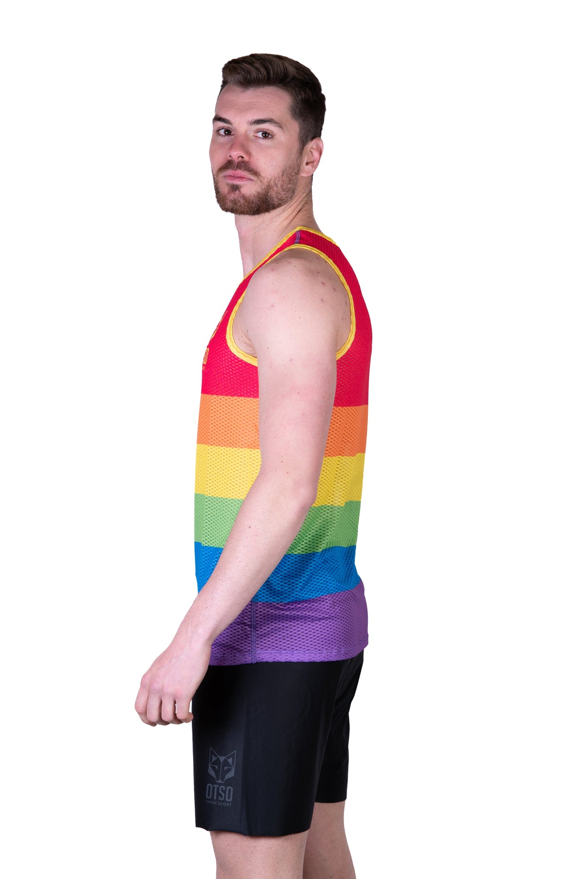 OTSO Herren Lauf-Singlet - Fight 4 Love – Produktansicht 6