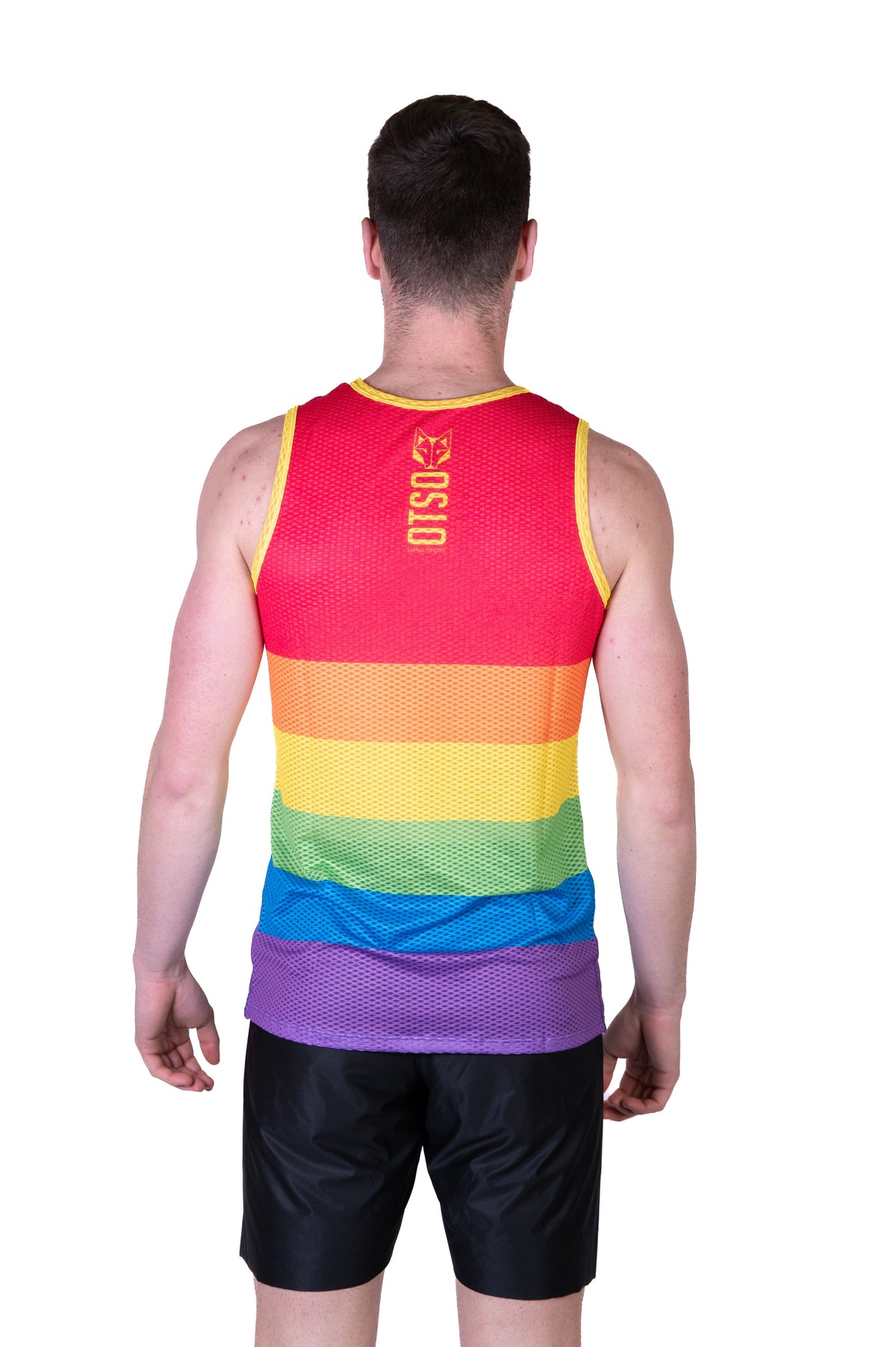 OTSO Herren Lauf-Singlet - Fight 4 Love – Produktansicht 7