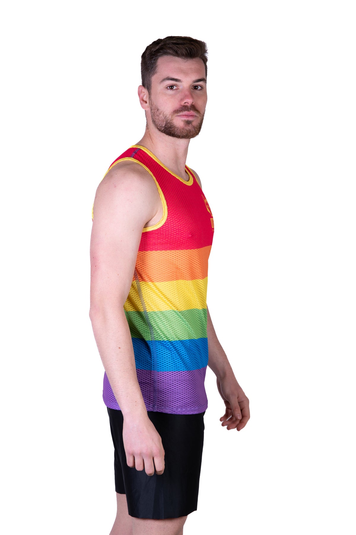 OTSO Herren Lauf-Singlet - Fight 4 Love – Produktansicht 5