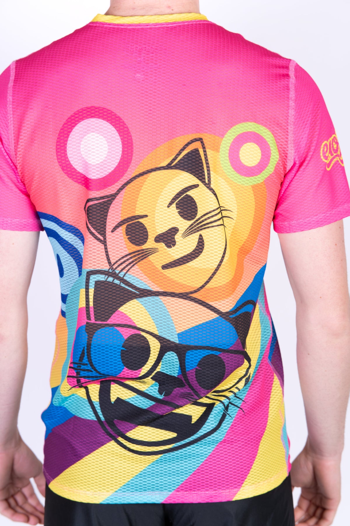 OTSO Herren Kurzarm-Funktionsshirt - Emoji Normal Is Boring – Produktansicht 9