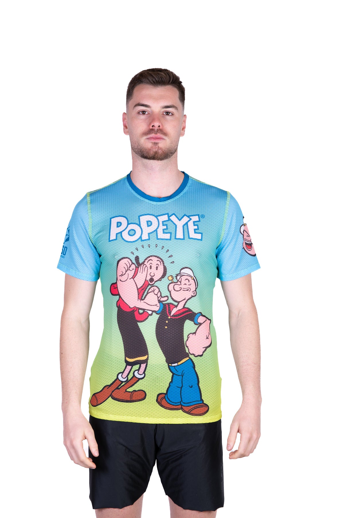 OTSO Herren Kurzarm-Funktionsshirt - Popeye & Olive – Produktansicht 3