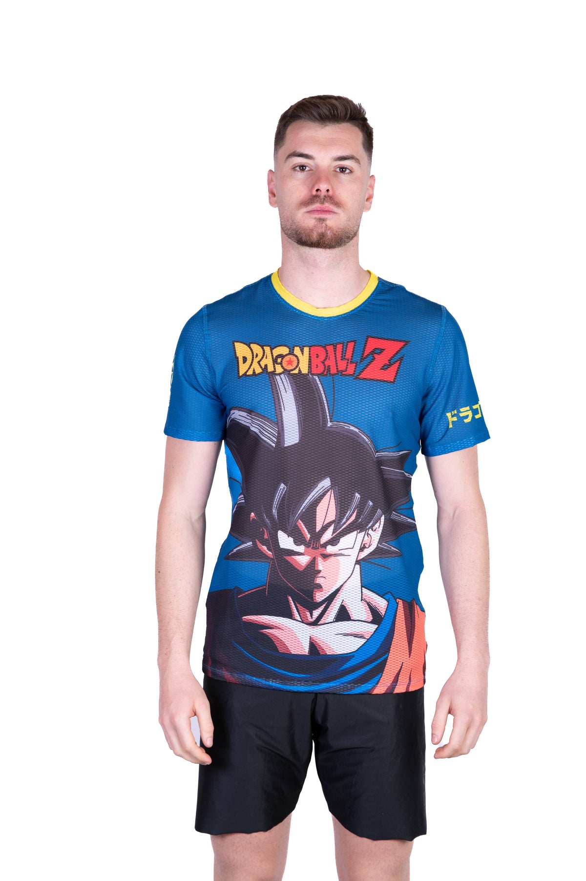 OTSO Herren Kurzarm-Funktionsshirt - Dragon Ball Z Goku – Produktansicht 3
