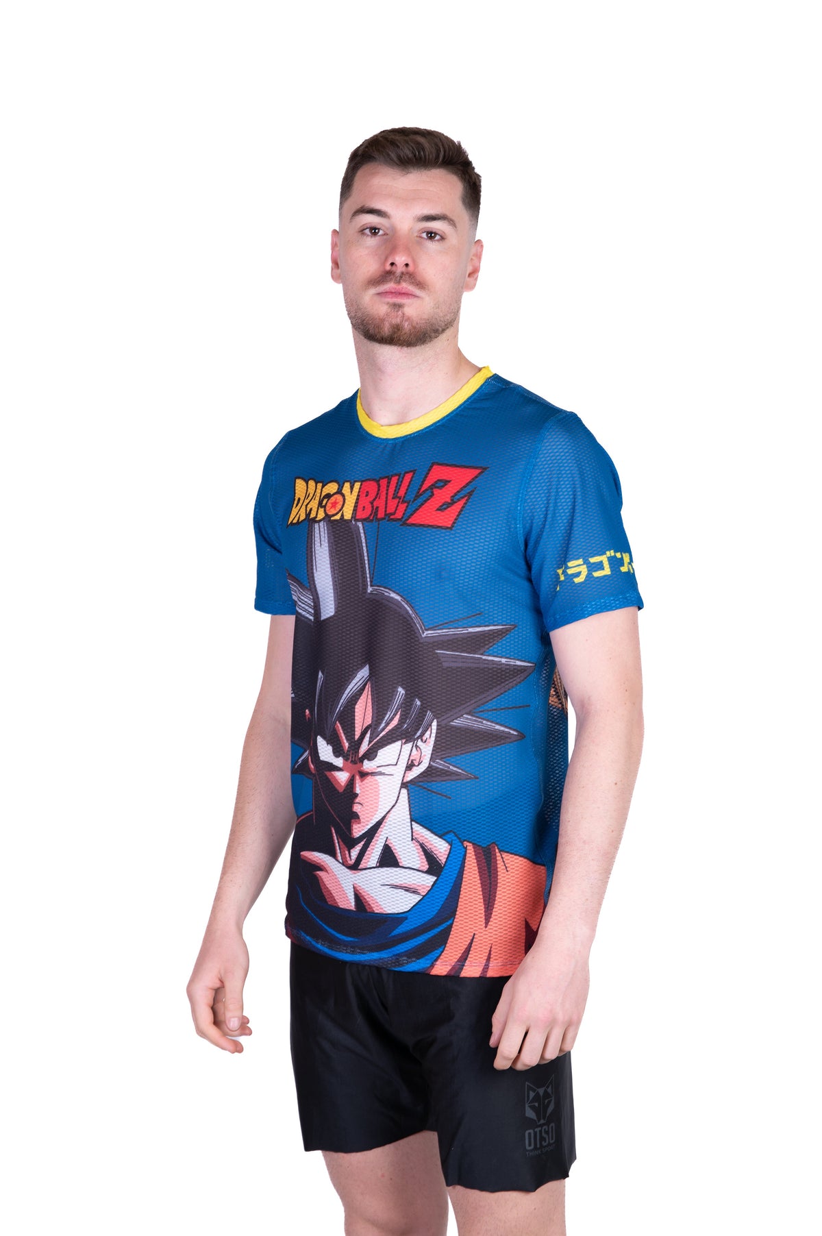 OTSO Herren Kurzarm-Funktionsshirt - Dragon Ball Z Goku – Produktansicht 4