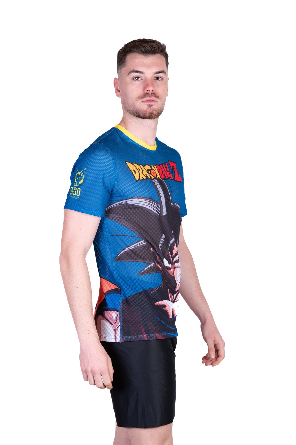 OTSO Herren Kurzarm-Funktionsshirt - Dragon Ball Z Goku – Produktansicht 5