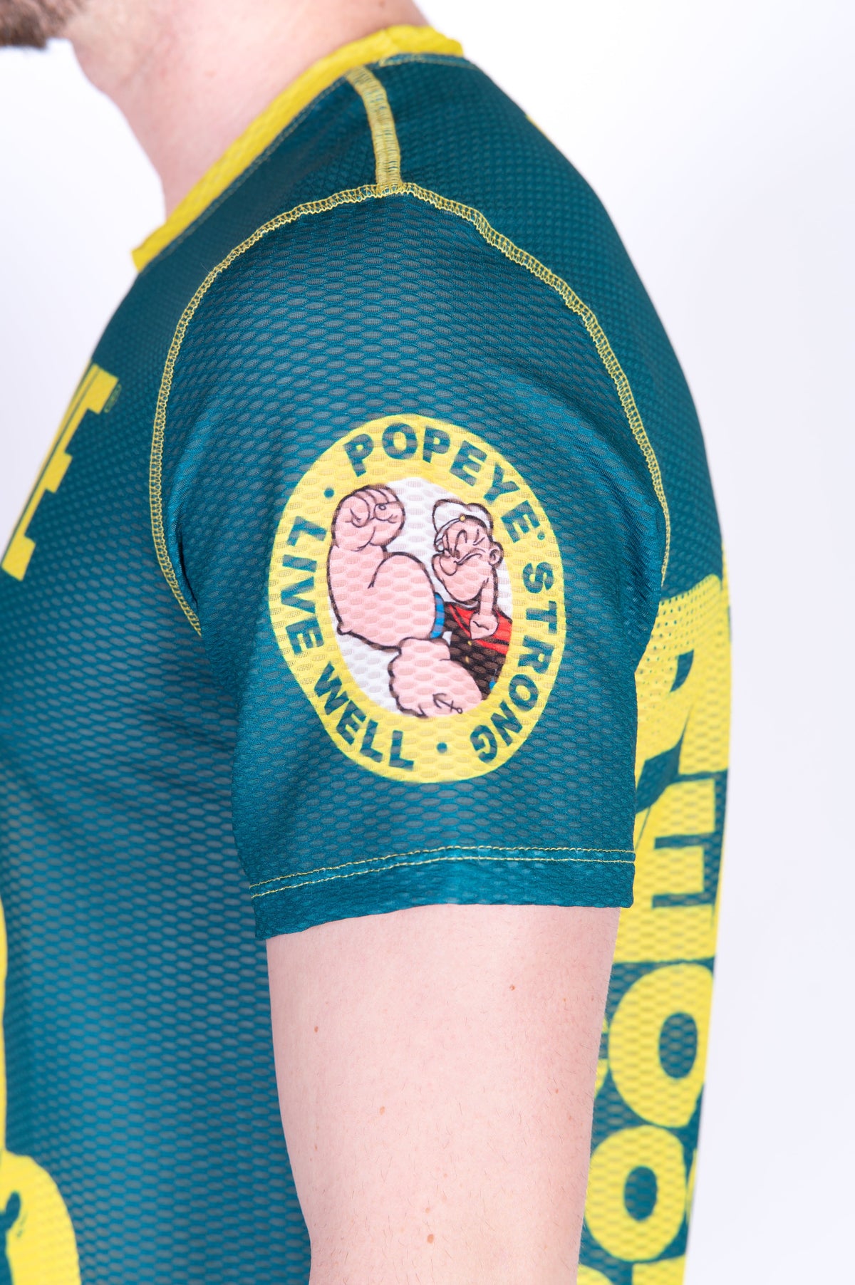 OTSO Herren Kurzarm-Funktionsshirt - Popeye Strong – Produktansicht 11