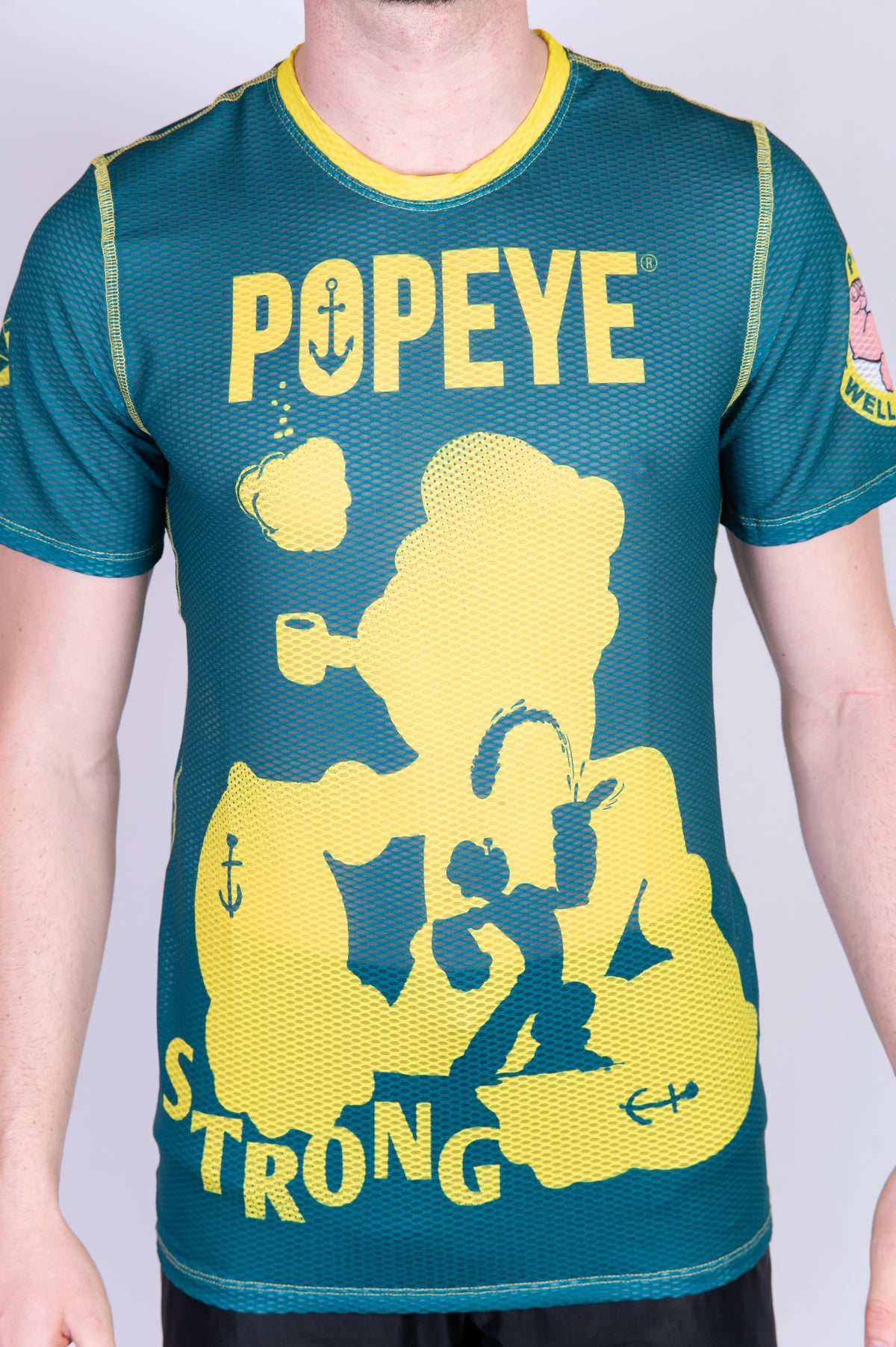 OTSO Herren Kurzarm-Funktionsshirt - Popeye Strong – Produktansicht 8