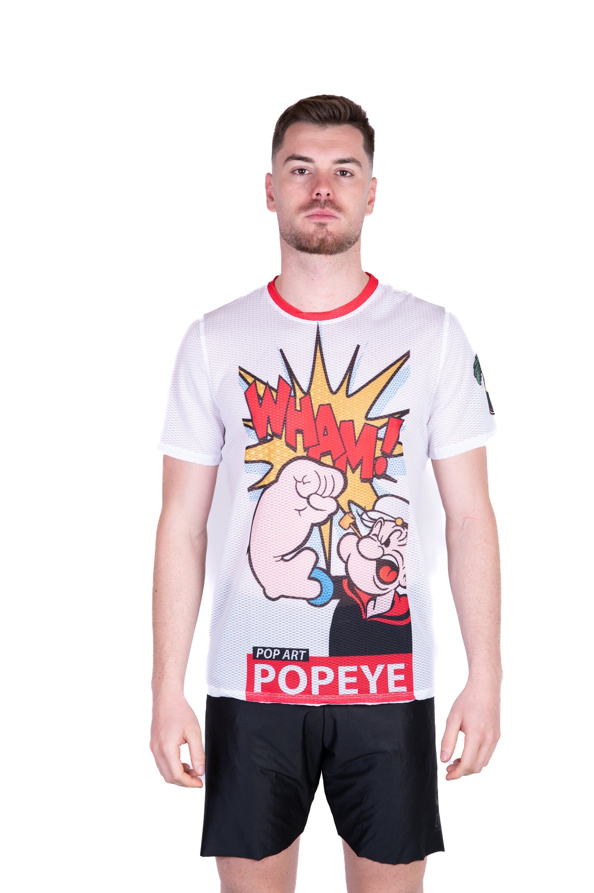 OTSO Herren Kurzarm-Funktionsshirt - Popeye Pop Art – Produktansicht 3