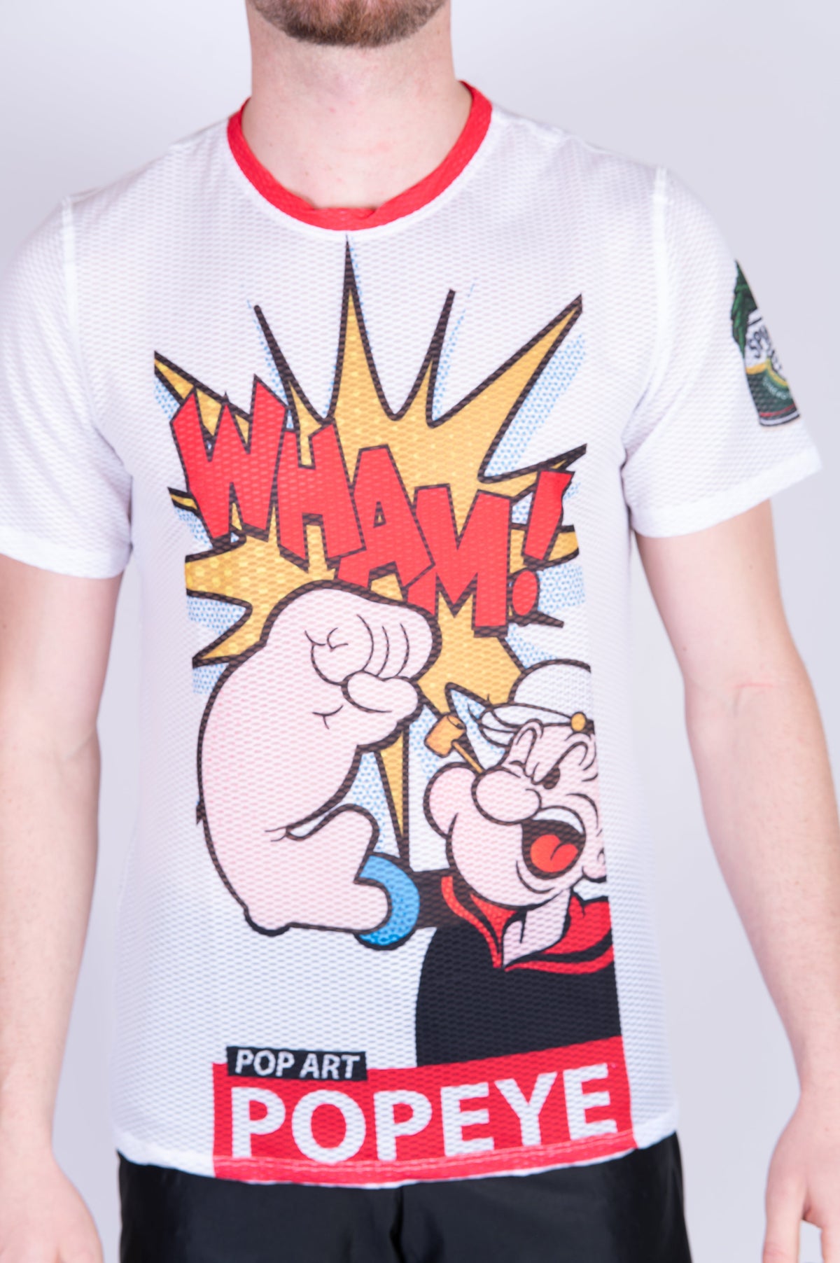 OTSO Herren Kurzarm-Funktionsshirt - Popeye Pop Art – Produktansicht 8