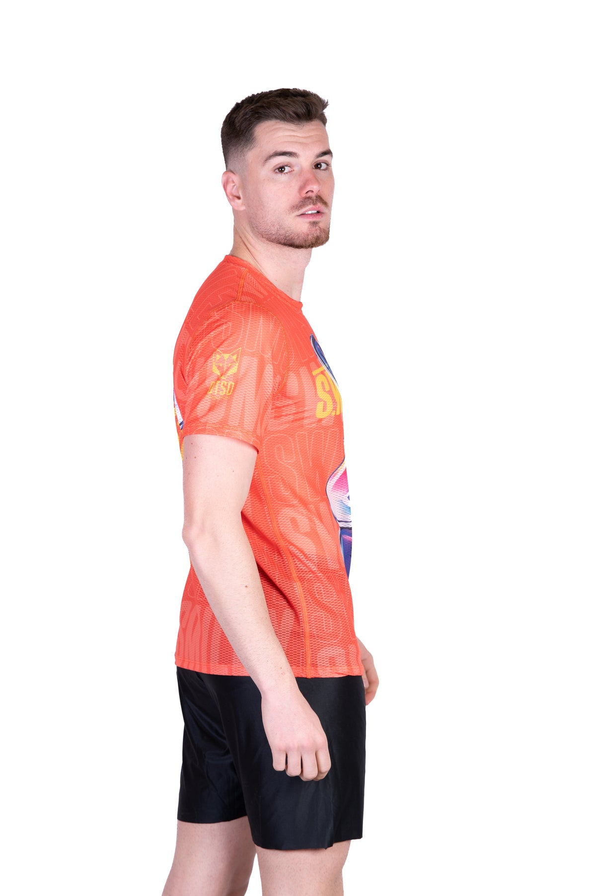 OTSO Herren Kurzarm-Funktionsshirt - S.W.Smiley Sensoral Shimmer – Produktansicht 5