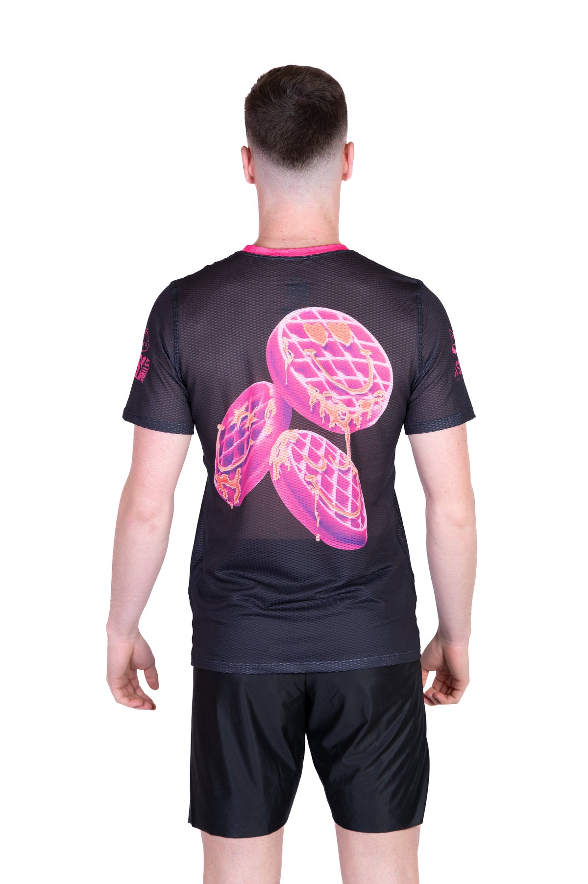OTSO Herren Kurzarm-Funktionsshirt - S.W.Smiley Concrete Canvas Toaster – Produktansicht 7