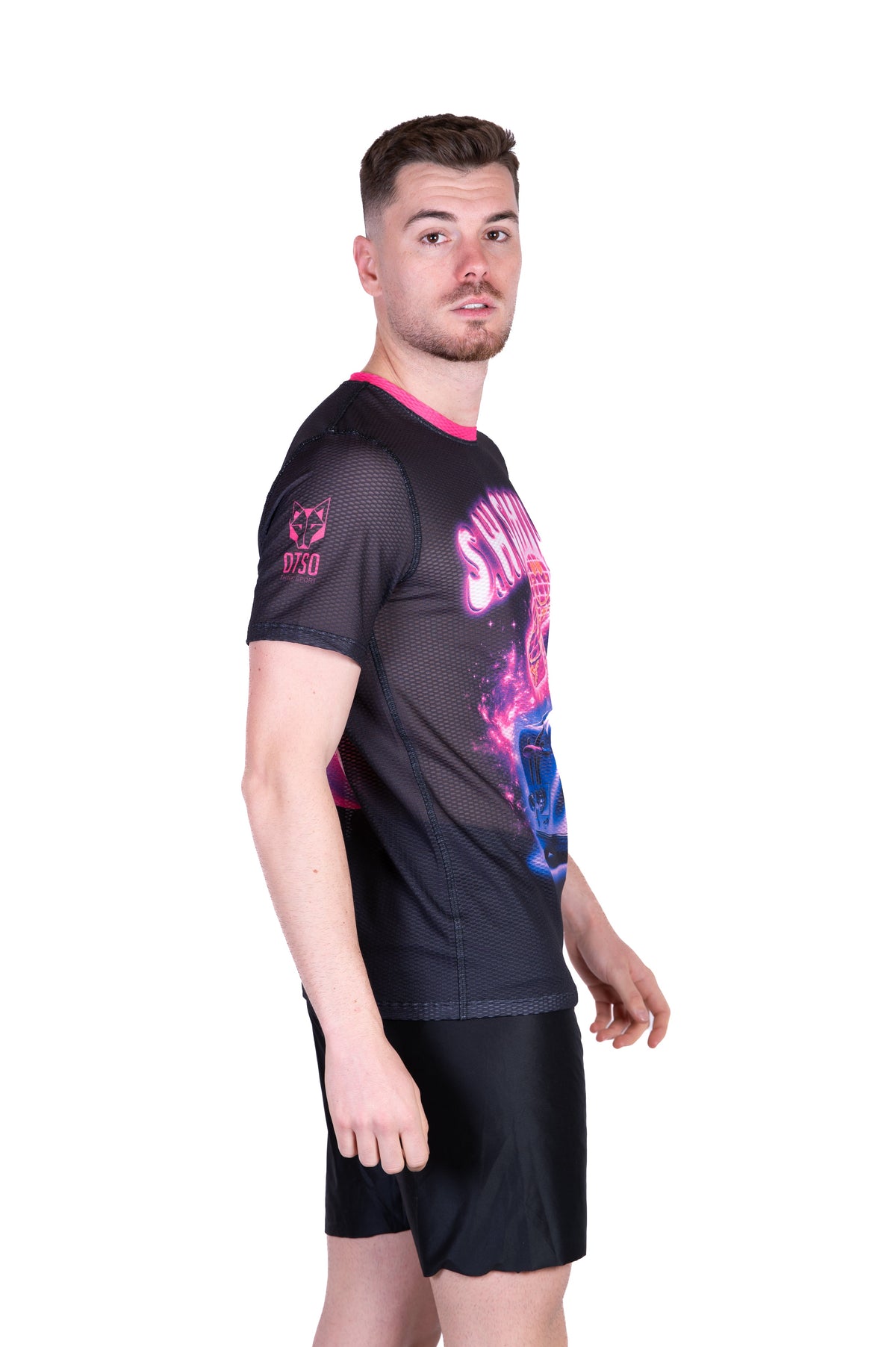 OTSO Herren Kurzarm-Funktionsshirt - S.W.Smiley Concrete Canvas Toaster – Produktansicht 5