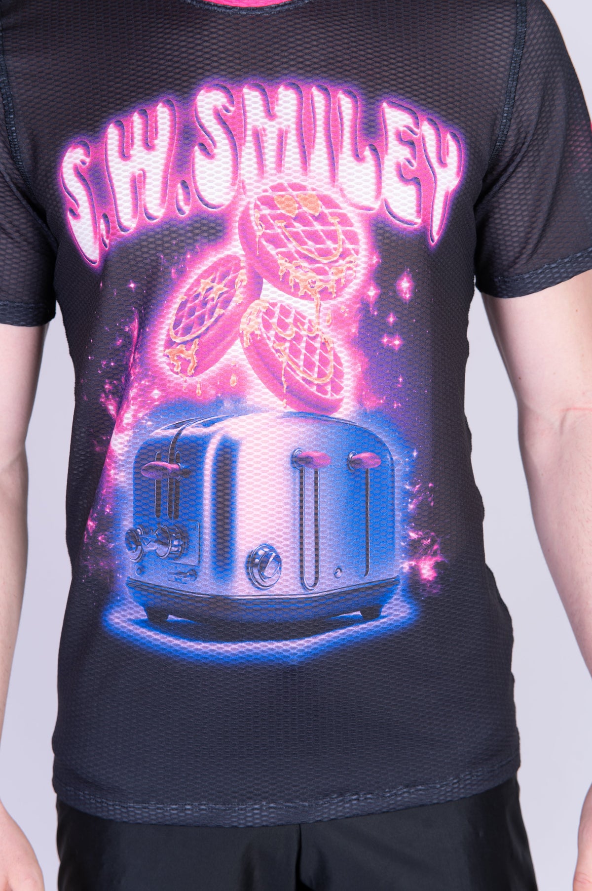 OTSO Herren Kurzarm-Funktionsshirt - S.W.Smiley Concrete Canvas Toaster – Produktansicht 8