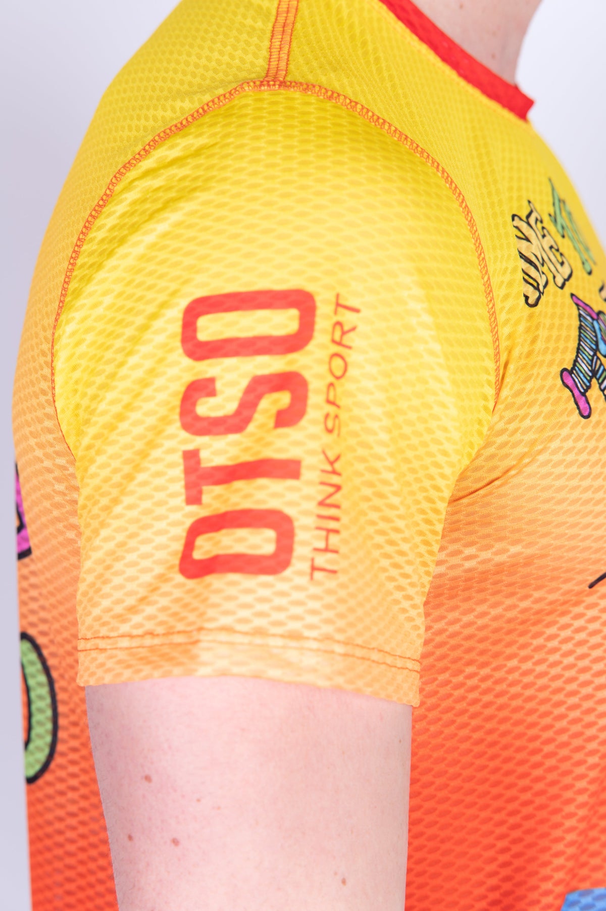 OTSO Herren Kurzarm-Funktionsshirt - Time to Tri Bike – Produktansicht 10